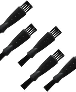 OUNONA Cepillo de Limpieza 30 Piezas para Afeitadora Eléctrica Abs y Nylon Cepillo de Afeitar de Doble Cara, Negro para Limpiar Zonas Difíciles de Alcanzar, Ligero y Compacto