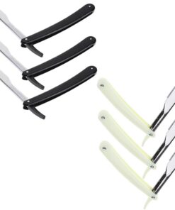 LIFKOME Soporte Fácil Manuales Afeitar Barba de Maquinillas para Acero Resistente de Usar , Paquete de 6 Unidades y Cejas para Hombres