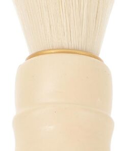 STOBAZA Brocha de Afeitar y Mango de Plástico Beige Cerdas Suaves para Hombres Adecuado para Aplicar Espuma y Cuidado Facial Diario