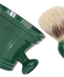 GANAZONO Kit de Cuidado para Barba y Afeitado Masculino 1 Unidad Taza para Crear Espuma y Brocha de Peluquería Portátil para Uso Diario en Salón y Viaje