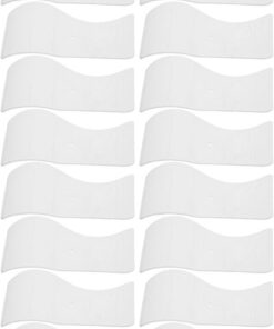STOBAZA Espátulas Depilatorias de Plástico Transparentes 20 Piezas Aplicadores Reutilizables para Cera Corporal y Facial Palitos de Cera Precisos para Cejas y Depilación Profesional en