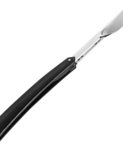 Maquinilla de Afeitar Manual para Hombres Portátil y Fácil de Usar, Hoja de Metal para Afeitar Vello Facial y Patillas en Casa o Barberías