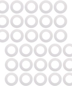 Tapetes de Papel Protectores para Calentadores de Cera 50 Unidades Diseño Dentado, Tamaño Estándar, Resistentes a Derrames, para Máquina de Depilación, Uso Profesional y Doméstico