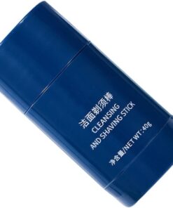 STOBAZA Barra de Crema de Afeitar Hidratante para Hombre Función de Ablandar Barba y Limpieza Profunda, Adecuado para Grooming y Afeitado Manual