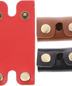 SHINEOFI 3piezas Fundas Protectoras de Material Sintético para Cabezal de Maquinilla de Afeitar Mangas de Seguridad Domésticas Resistentes Cubre Cabezal para Afeitadoras Manuales Rojo