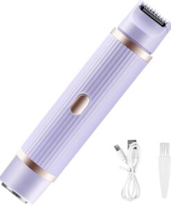 Afeitadora eléctrica para mujer,Afeitadoras eléctricas para mujer | Afeitadoras de doble cabezal para | Afeitadora facial para en seco y húmedo, maquinilla de afeitar femenina para el hogar