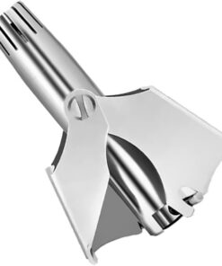 GANAZONO Recortador Manual de Corta Pelos Nariz y Orejas para Hombres, Acero Inoxidable, Portátil y Compacto, Adecuado para Viajes y Cuidado Personal