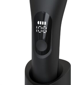 RAIZEL Recortadora eléctrica de vello corporal para hombres y mujeres, recortadora impermeable de ingle y bikini, afeitadora inalámbrica en húmedo y seco con base de carga USB de pie