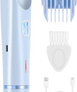 Afeitadora Eléctrica para Mujeres,Afeitadora Impermeable de Doble Cabezal | Recortadora de Bikini de 400mAh,Para Pubis Zona Íntima Axilas Piernas Cuerpo Piel Belleza Viaje