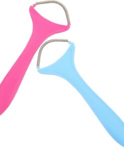 Hemobllo Depiladora Facial Manual 2 Piezas Herramienta de Enhebrado para Depilación Hilo Diseño Ergonómico para Mujeres Doméstico Incluye Mango Cómodo
