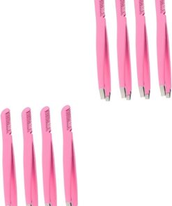 Healeved 8piezas Inoxidable Para Cejas Peine De Maquillaje Para Depilación y Aplicación De Pestañas Postizas
