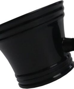 VALICLUD Taza de Afeitar Portátil y Diseño Redondeado Base Estable de Abs y Cuidado de Barba Masculina Práctica para Uso en Viajes