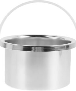 OUNONA Recipiente para Cera de Aluminio Recipiente de Repuesto para Calentador de Cera para Depilación