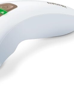 Beurer IPL Pure Skin Pro Depiladora compacta, depilación permanente con modo Auto-Flash, clínicamente probado, 600.000 pulsaciones de luz, 3 niveles intensidad, color blanco