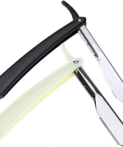 Soporte de Acero para Maquinilla de Afeitar Manual para Barba y Cejas, Diseño Antiguo, Adecuado para Hombres Que Buscan Limpieza y Orden en Su Afeitado