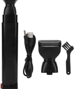 Afeitadora de depilación para piernas, afeitadora recargable por USB | afeitadora eléctrica para cabello trasero, recortadora portátil de pelo trasero, herramienta de depilación de cuerpo completo