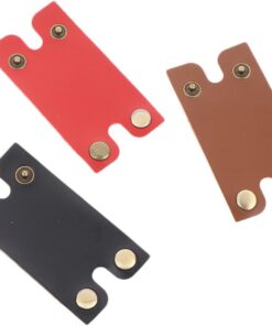 STOBAZA 3 Fundas Protectoras para Cabezales de Afeitadora, Cuero Sintético, Tamaño Pequeño y Portátil, Adecuado para Viajes y Uso Doméstico