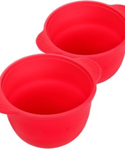 STOBAZA Cuenco de Cera de Silicona Plegable Diseño Fácil de Almacenar 300 Ml 2 Piezas para Depilación Adecuado para Uso en Casa y Viaje