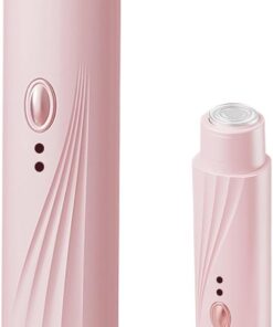 Afeitadora Eléctrica Para Mujer Doble Cabezal Sin Cable Impermeable Para | Depiladora Para Rostro Piel Sensible Axilas Y Viaje