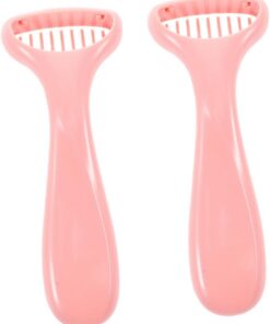 VALICLUD 2piezas Cuchillo Depilatorio Para Mujer Indoloro Pequeño Para Uso Piernas Axilas Línea Del Bikini y Depilación Facial Fácil De Usar y Portátil