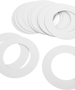 Healeved 50 Piezas Almohadillas Antiincrustantes Para Máquina De Fusión De Cera Accesorios Para Calentadores De Cera Tapete De Papel Protección Durante Depilación