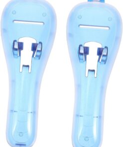 STOBAZA Estuche de Viaje 2 Unidades de PC para Maquinilla de Afeitar Manual para Proteger Afeitadoras en Desplazamientos Resistente al Desgaste y Ligero Azul