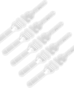 Estuche Transparente para Maquinilla de Afeitar Manual de Viaje 5 Piezas | Pp Rígido, Almacenamiento Seco E Higiénico, Previene Aperturas Accidentales, Formato Portátil para Vacaciones