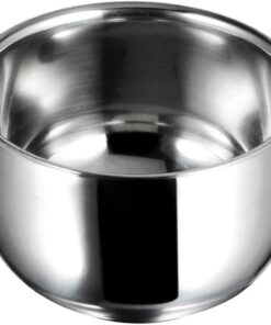 Ciieeo Cuenco y Diseño Cómodo de Afeitar de Acero Inoxidable Fácil Limpieza para Hombres para Uso en Casa y Viajes