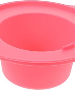 Hemobllo Recipiente para Depilación Cera Caliente de Silicona de 400 Ml y Conveniente para Tratamientos de Belleza y Eliminación de Vello
