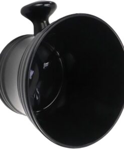 STOBAZA Taza de Afeitar Portátil para Hombre Base Estable de Abs, Diseño Elegante y Cómodo, Adecuado para Cuidado Barba y Uso en Viajes