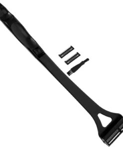 ULTECHNOVO Recortadora Corporal para Hombre con Tres de Cuchillas Ajustables Antideslizante para Afeitado Seco y Mojado Casa y Viaje
