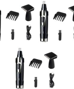 Healeved 3 Juegos Recortador De Pelo De La Nariz Facial Cortadoras De Cabello Para Hombres Cera Nariz De Depilación De Afeitar Tijeras Champú Afeitadoras Clíper Ingle Black