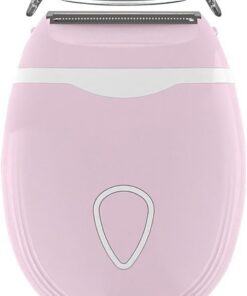 Afeitadora eléctrica de bikini para mujer, funciona con pilas, uso húmedo y seco, recortadora de vello corporal y depiladora facial