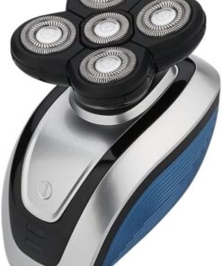 VALICLUD Afeitadora Eléctrica Recargable de 5 Cuchillas Cabezas Rotativas para Hombre, Adecuado Día del Padre, Diseño Compacto y Fácil de Usar