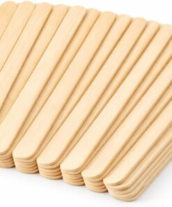 Kit de 200 piezas de espátulas de madera desechables para depilación | Corte preciso y uniforme