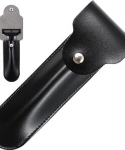 Estuche De Cuero para Maquinilla De Afeitar, Bolsa Protectora De Viaje, Soporte para Maquinilla De Afeitar Manual, Bolsa De Afeitar De Seguridad De Doble Filo