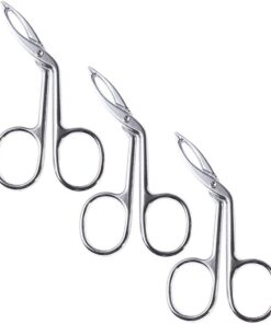 VALICLUD Pinzas para Cejas de Acero Inoxidable, 3 Piezas, Precisión para Depilar Vello Facial y Nariz, Uso Diario en Casa o Viaje