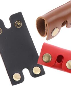 LIFKOME Estuche Protector de Cuero Sintético para Cabezal de Maquinilla de Afeitar Manual de 3 Piezas y Portátil para y Padres