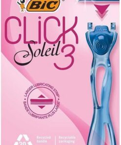 BIC LADIES RAZOR CLICK SOLEIL 3 4UP