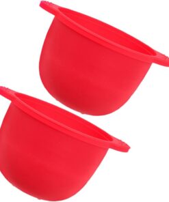 LIFKOME Cuenco de Silicona para Cera de 300ml, Reutilizable y Fácil de Almacenar, 2 Piezas para Depilación en Belleza, Compatible Tipo de Piel