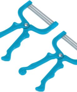 YARNOW Depiladora Facial Manual de 2 Piezas para Eliminación Rápida de Vello Raíz Material Abs y Acero Inoxidable para Cuidado de Belleza Rostro