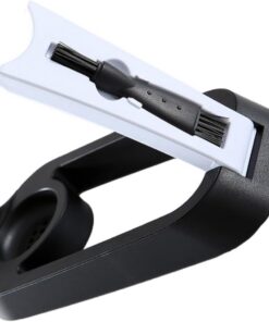 Healeved Soporte Plegable Ahorro de Espacio de Abs con Base de Drenaje y Cepillo de Limpieza y Prolonga Vida Útil para Afeitadora Eléctrica para Hombre