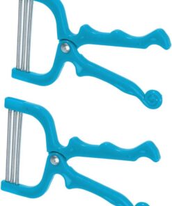 ULTECHNOVO Depiladora Facial Manual Hilo 2piezas para Eliminar Vello Raíz sin Químicos, Material Abs y Acero Inoxidable para Uso en Belleza
