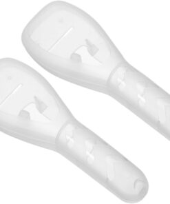 Healeved 2 Fundas Protectoras Transparentes para Maquinilla de Afeitar, Caja de Viaje para Afeitadora Manual Ranuras, Organizador de Plástico PP para Herramientas de Afeitado, Adecuado