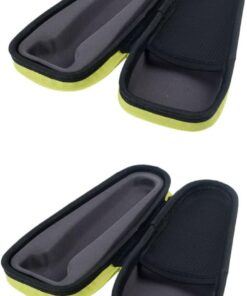 Healeved 2 Piezas Bolsa De Almacenamiento De Afeitar Clip De Orejas De Afeitadoras Eléctricas Para Hombres Recortadora Para Hombres Maquinilla De Afeitar Bolsa De Viaje Viajar