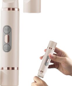 Depiladora Eléctrica Para Mujer - Recortador Compacto Para Vello | Íntimo - Máquina De Depilar Con Doble Cabezal Para Zonas Sensibles, Práctico Para Labios, Barbilla Y Axilas
