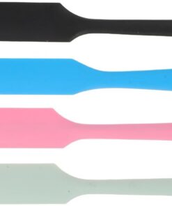 GANAZONO 4 Espátulas de Plástico para Depilación Facial y Corporal Aplicadores Multifuncionales para Cera en Colores Rosa Negro Azul y Verde Kit Profesional para Reutilizable