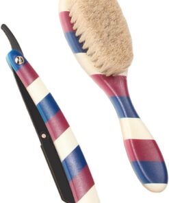 Kit Cuidado Peine Para Bigote Brocha De Afeitar Reutilizable y Maquinilla De Afeitar Manual Para Afeitado Casa