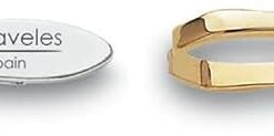 3 Claveles - Pinza de Depilar con Punta Cangrejo, Punta Oro, 8 cm (Paquete de 2)