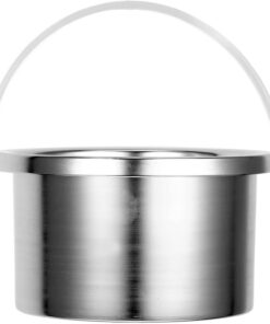 Generic Olla Interior de Aleación de Aluminio para Calentador de Cera, Recipiente de Repuesto de 500 Ml, Compatible Máquina de Fundir Cera, Crisol para Depilación Profesional
